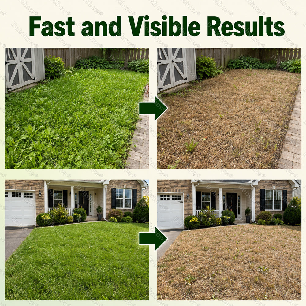 5-Hour Max Power🎉 Dual-Action Herbicide | Fast-Acting Granules for Stubborn Weeds & Brush