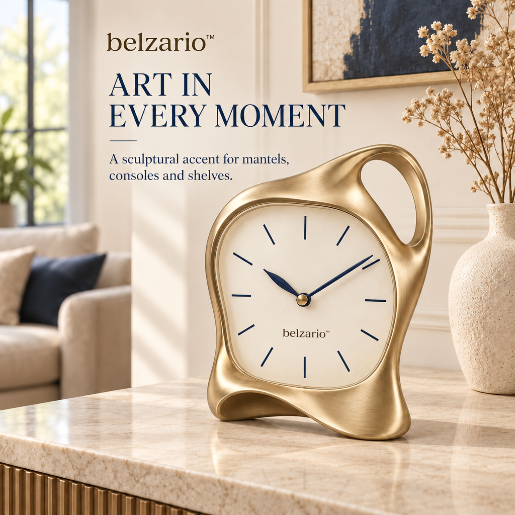 belzario™ Contemporary Sculptural Clock