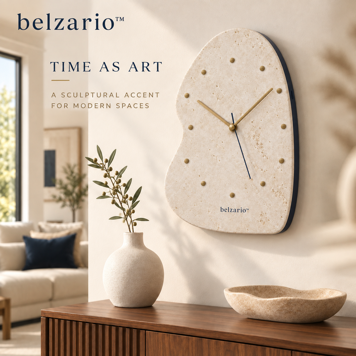 belzario™ Contemporary Decorative Wall Clock