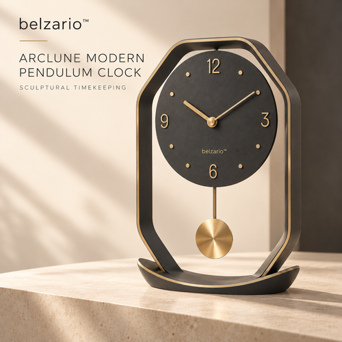 belzario™ Arclune Sculptural Pendulum Clock