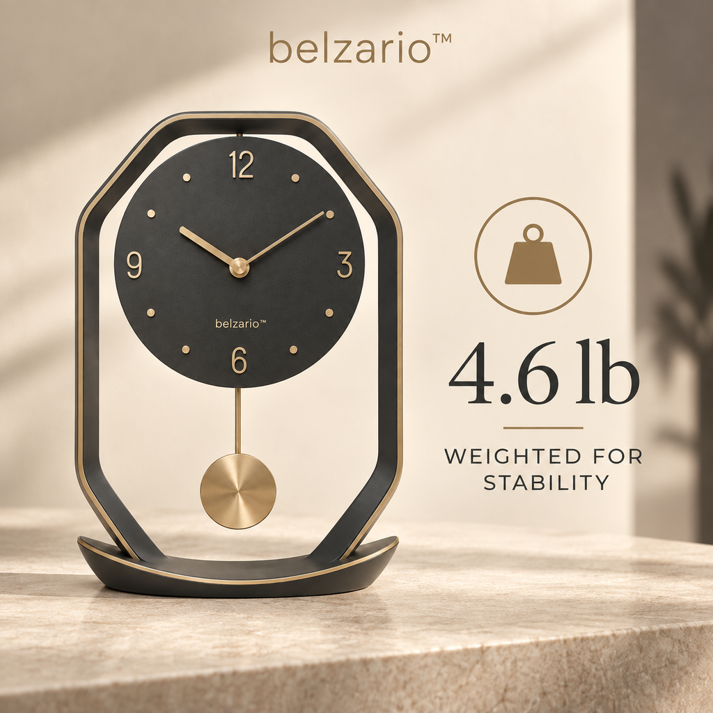 belzario™ Arclune Sculptural Pendulum Clock