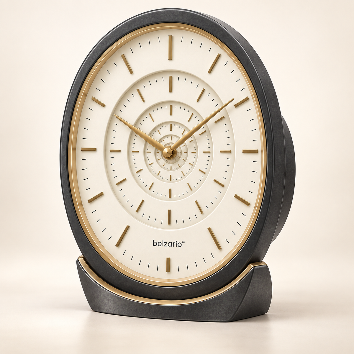 belzario™ Continuum Halo Infinite-Dial Mantel Clock