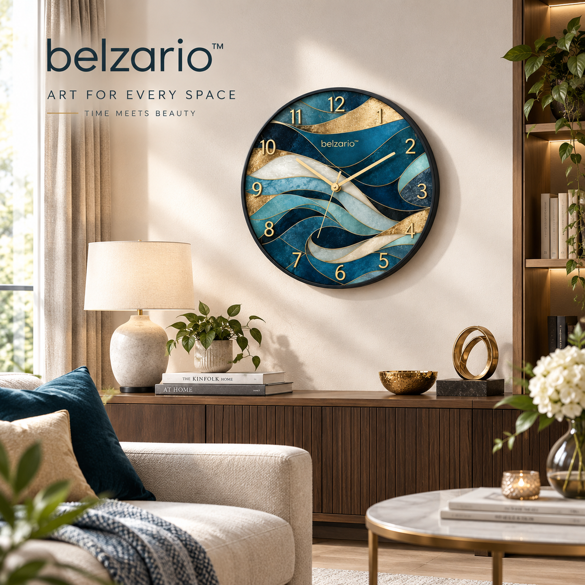 belzario™ Contemporary Statement Wall Clock
