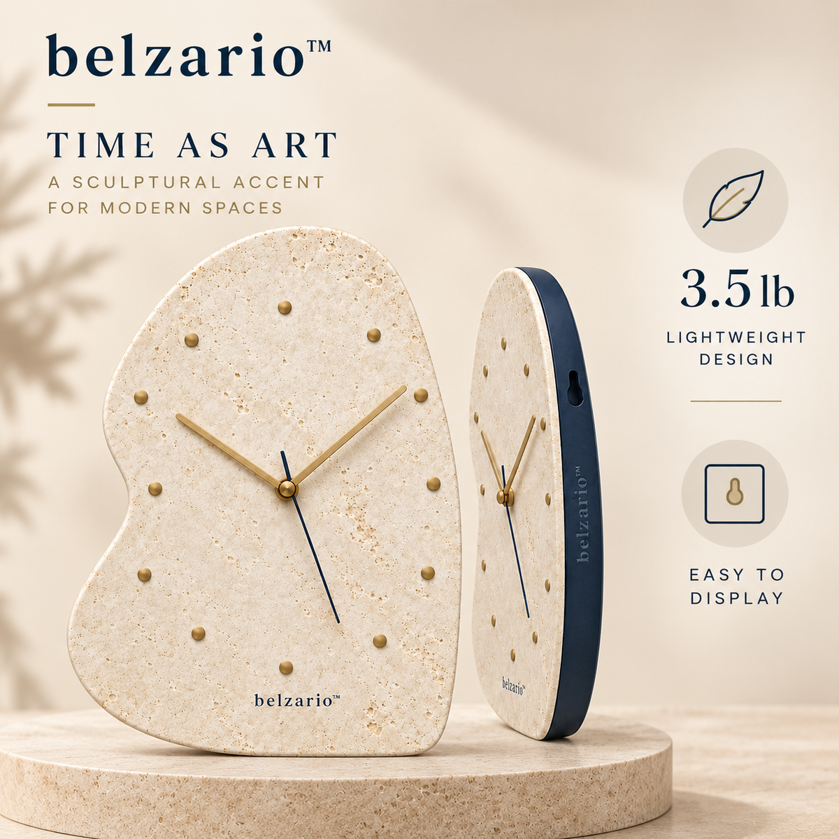 belzario™ Contemporary Decorative Wall Clock
